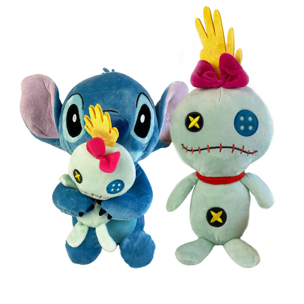 (Mis 3+) STITCH – Stitch e Scrumpy-  Peluche 30cm 2ass…x48